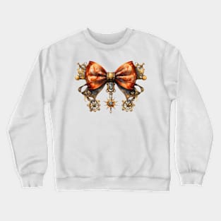 Steampunk Christmas Bow Crewneck Sweatshirt